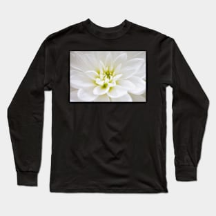 White Dahlia Long Sleeve T-Shirt